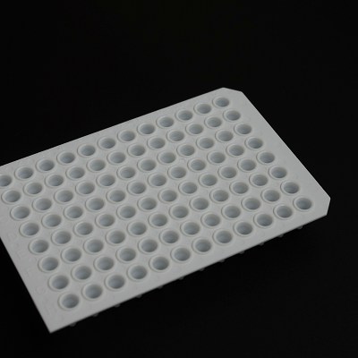 0.1ml 96 Wells None Skirt White PCR Plate