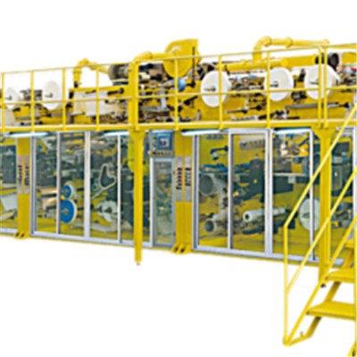 Full Automatic Full Function Full Servo Feminine Napkin Machine