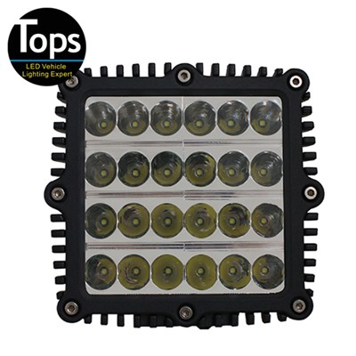 72W Led Work Light Spot Beam For Jeep Off Road Vehicle