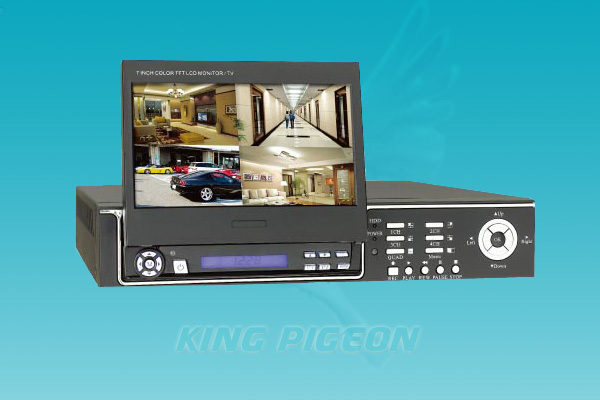 4CH DVR with LCD Monitor, SD045