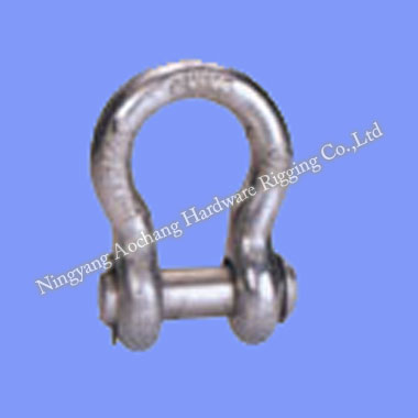US type G213 round pin anchor shackle