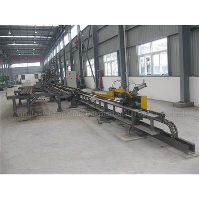 CNC Punching Marking Shearing Line For Angle
