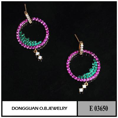 E3650 18K Gold Bright Style Jewelry