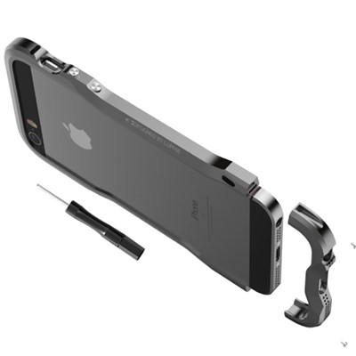 Iphone SE Incisive Sword Aluminum Screw Phone Bumper