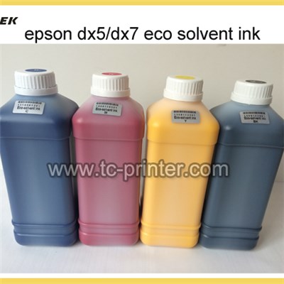 No Odor Dx7 Head Eco Solvent Ink For Leather Printing