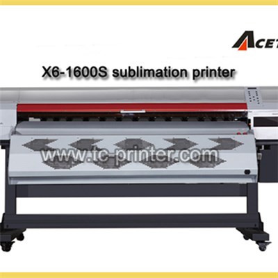 X6-1600S Flag Polyester Printing Dx5 Dx7 Head Large Format Sublimation Printer