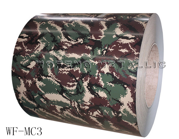 High quality camouflage / army grain color coated PPGI