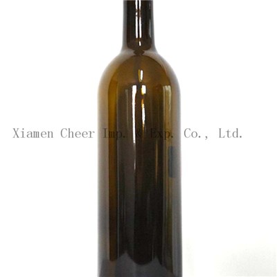 750ml Antique Green Glass Bordeaux Bottle (PT750-0005AG)
