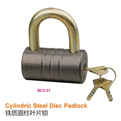 Cylindric Steel Disc Padlock