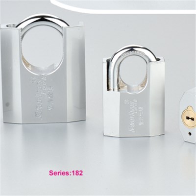 Octangular Rhombic Type Disc Padlock With Shackle Protected