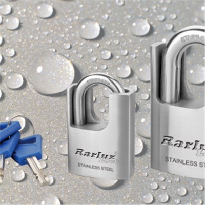 Shackle Protected Stainless Steel Disc Padlock