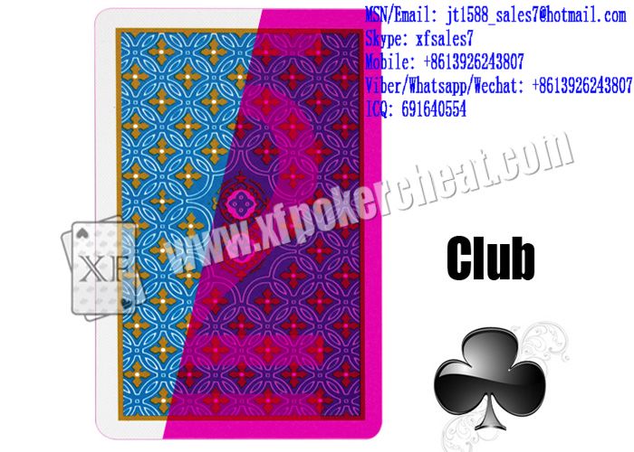 XF JDL plastic playing cards with invisible ink for lenses and poker analyzer