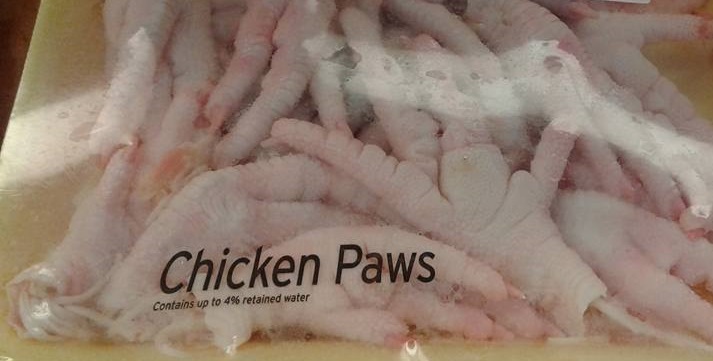 indian frozen chicken paws