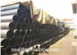ERW LSAW welded black round steel pipe , carbon steel pipe