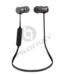 2016 high quality Magnetic control falt cable Bluetooth earphones for phone