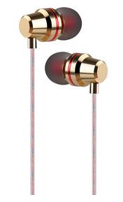 Cute metal meterial PU wire bluetooth earphone