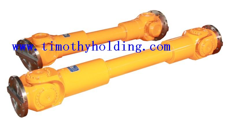 Universal joint shaft coupling