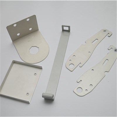High Quality Customized Sheet Metal Stamping Parts Card Holder Steel Stamping Process Custom White Powder Coated Steel Stamping Parts