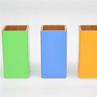 Colorful Bamboo Storage Box