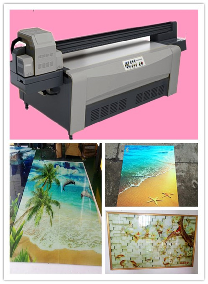 Glass printing machine Ceramic tile printer Plastic-wood material printer