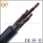Rubber sheathed flexible mine cable