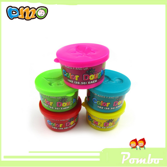 2016Factory 1oz Intelligent Non toxic 5 colored High Quality play dough 