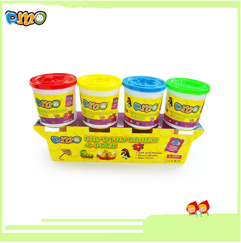 Factory direct 5OZ/4color clay modern safety intelligent play dough for kids 