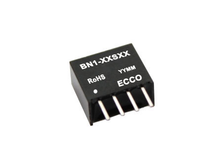 1W DC/DC converter fixed input unregulated output SIP4 package