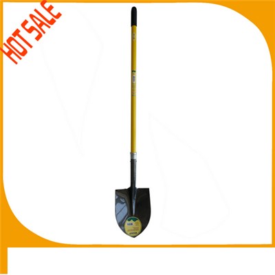 Hot Sale Long Fiberglass Handle Steel Shovel