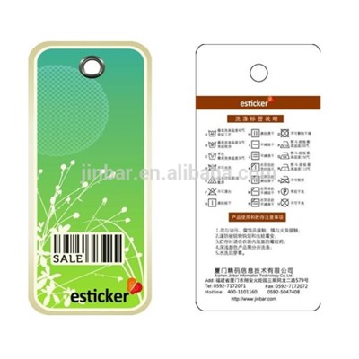 Hot Sale Garment Accessories Customized Paper Hang Tags For Clothing