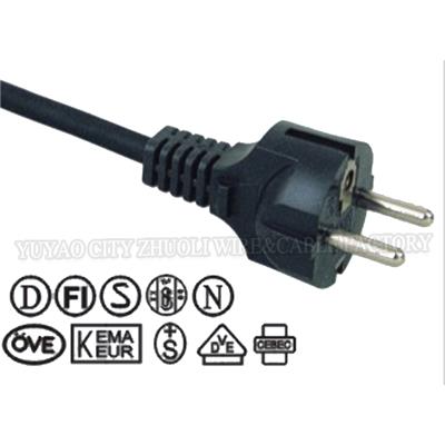 FRENCH POWER CORD PLUG EXTENSIONG CORD