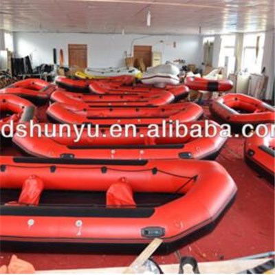 4.3m 8 Persons Inflatable Raft Boat Manufacturer With CE For Sale