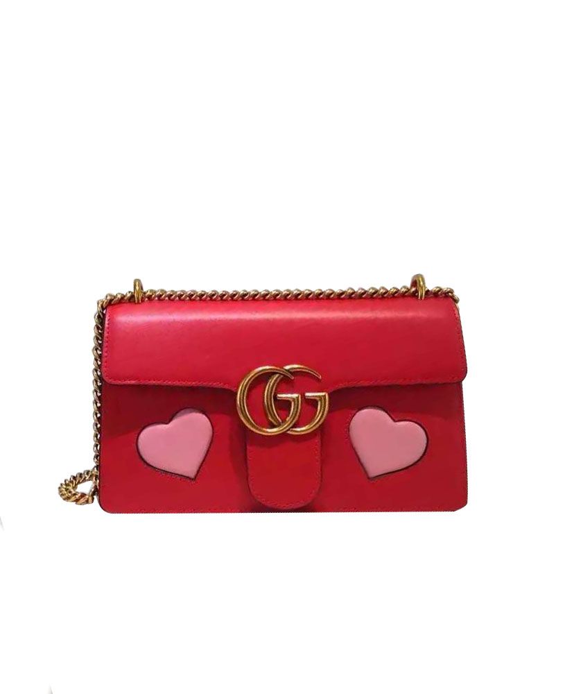 Gucci GG Marmont Leather Shoulder Bag 