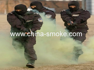 Military smoke, Military smoke generator,  military exercise smoke bomb (CS)