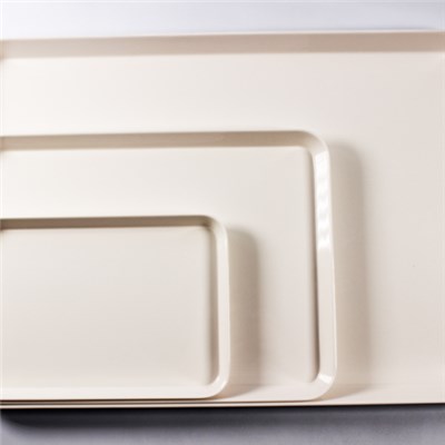 White Melamine Plastic Fast Food Tray Size