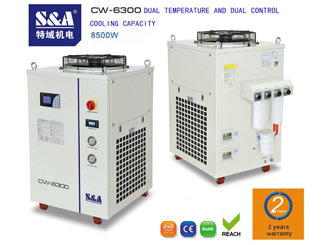 S&A air/water chiller for cooling IPG laser with 2 years warranty