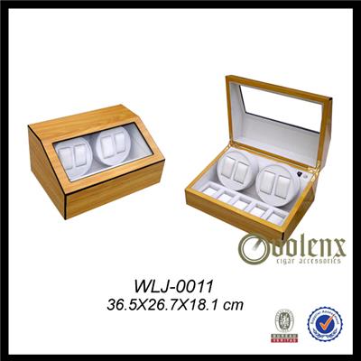 9 Watches Glass Top Wooden Watch Box