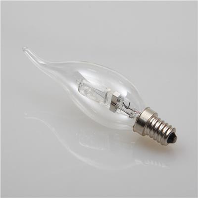 Candle Tailed 2700k 18w 28w 42w Halogen Lamp E14 Clear