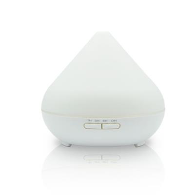 Anion Aroma Diffuser 300ml Round Plastic White With Multicolored LED Lights For Office