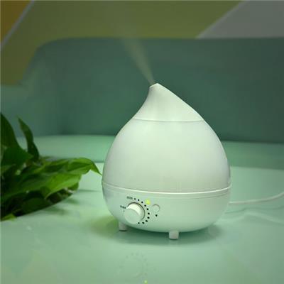 Aromatherapy Oil Diffuser 2L Round White Mist Ultrasonic House With Multi-Color Light
