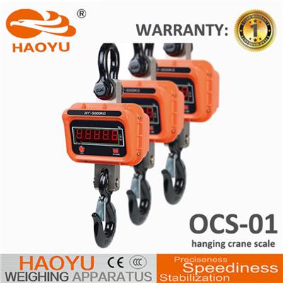 1T 2T 3T 5T 10T Remote Control Industrial OCS Series Hanging Crane Hook Scale