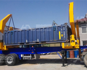 40ton loading capacity container side loader, best selling container side loader, China leading supplier of sidelifter, self loading container truck/container lifter/sideloader/sidelifter trailers/sid