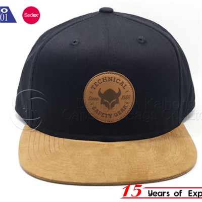 2016 Wholesale Fashion Suede Brim Snapback Caps