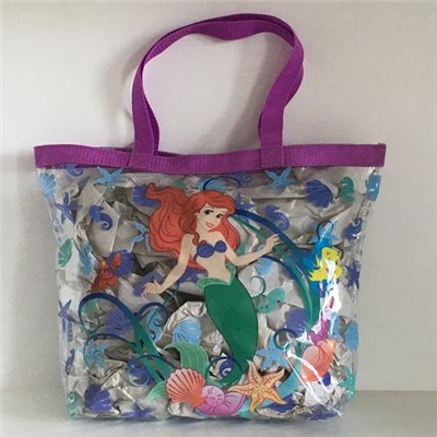 Disney Mermaid Princess Clear PVC Bag