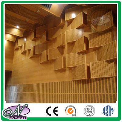 Punching Holes Fireproof Safe Acoustic Suspended Ceiling Panels
