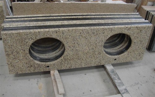 Customized  granite sink top/slab wholesale granite wash basin counter tops