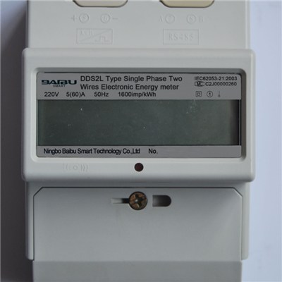 SINGLE PHASE ELECTRONIC POWER METER