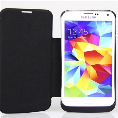 Backup Battery Power Bank Charger Flip Case For Samsung Galaxy I9500 S4
