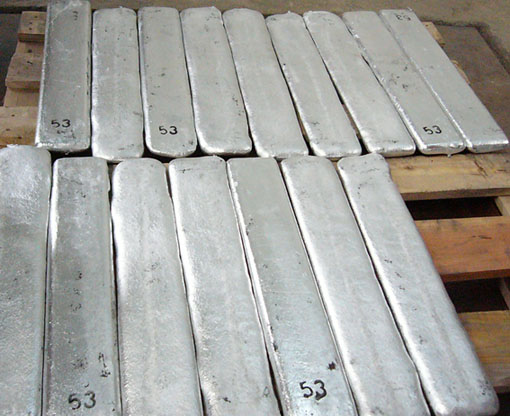 Aluminum-beryllium master alloy AlBe5, AlBe3