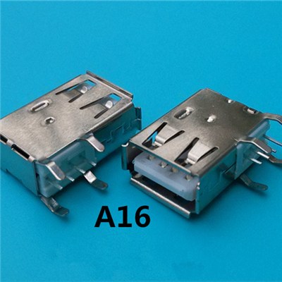 19.5MM 90 Degree Side Insert USB Connector